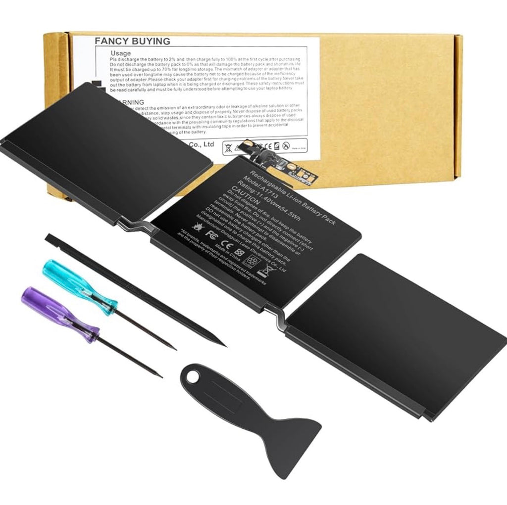 Replacement Battery A1713 A2171 for MacBook Pro 13 Inch A2159 (2019) A2289 (2020) A2338 (2020), A1708 Late 2016 Mid 2017 (EMC 2978 3164), MPXQ2LL/A MLL42LL/A MLUQ2LL/A MPXR2LL/A MPXU2LL/A MPXT2LL/A