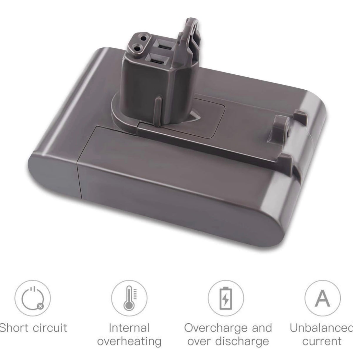 22.2V 4.0Ah Type B Battery Replacement for Dyson Type B DC44 Animal DC31 DC34 DC35 DC45 Vacuum Clearner (Only Fit for Type B)