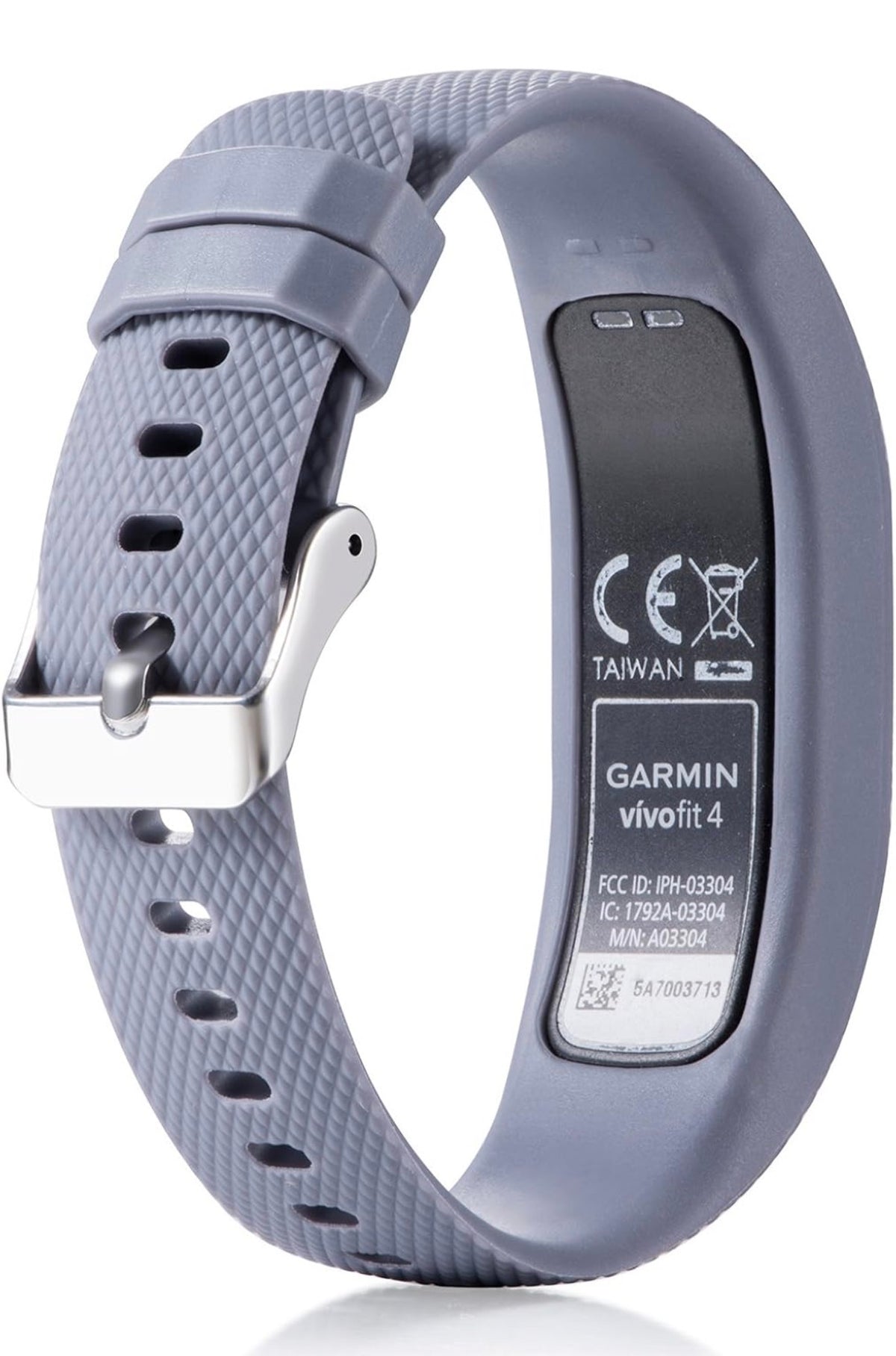 Vivofit 4 Bands Compatible with Garmin Vivofit 4 Watch Band Strap Bracelet Wristband for Men Women Replacement Accessory- Vivofit 4 Silicone Watchband with Metal Clasp Buckle Small Large
