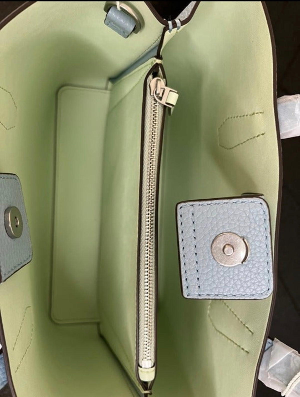 Tory Burch - Blake Small Tote - Pearl Sky / Meadow Mist