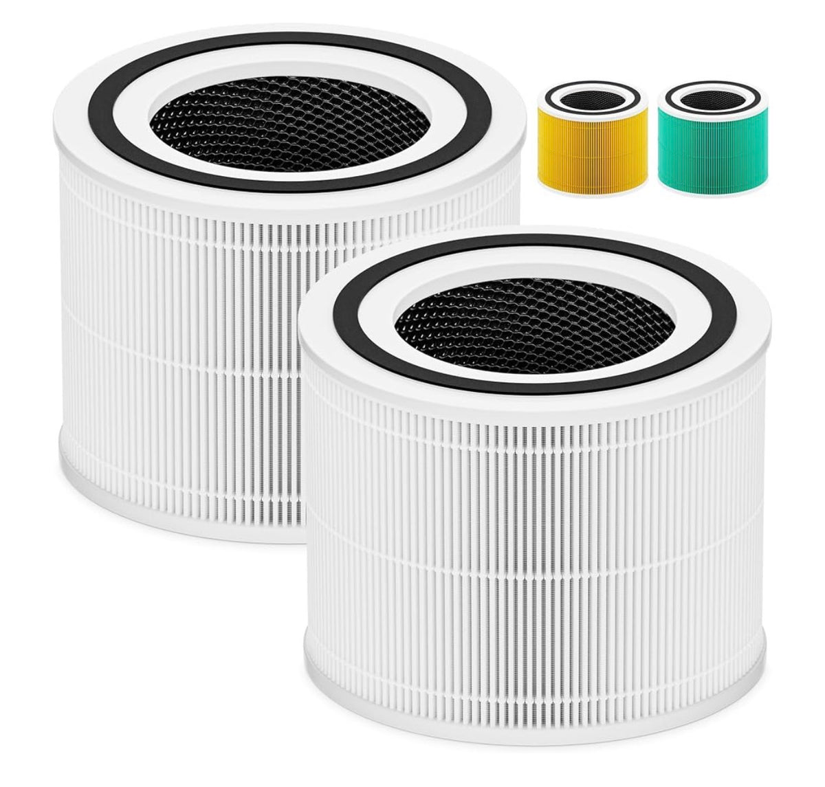 2 Pack 240 Replacement Filter Compatible with PuroAir 240 Air Purifier
3-in-1 High-Efficiency Filter with Activated Carbon for Pet Dander, Odors and Smoke, for Home, Bedroom Large Room