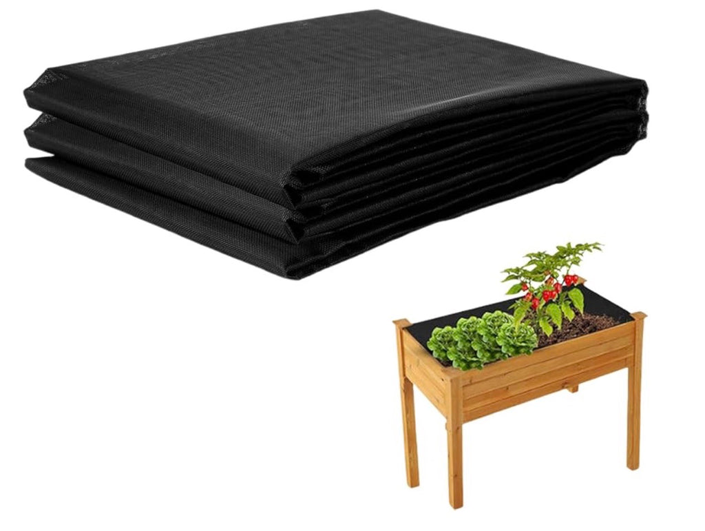 63” x 83” inch Raised Garden Bed Liner, Non Woven Fabric Liner for Large Veg Trough, Keeps Soil Contained and Water Drained