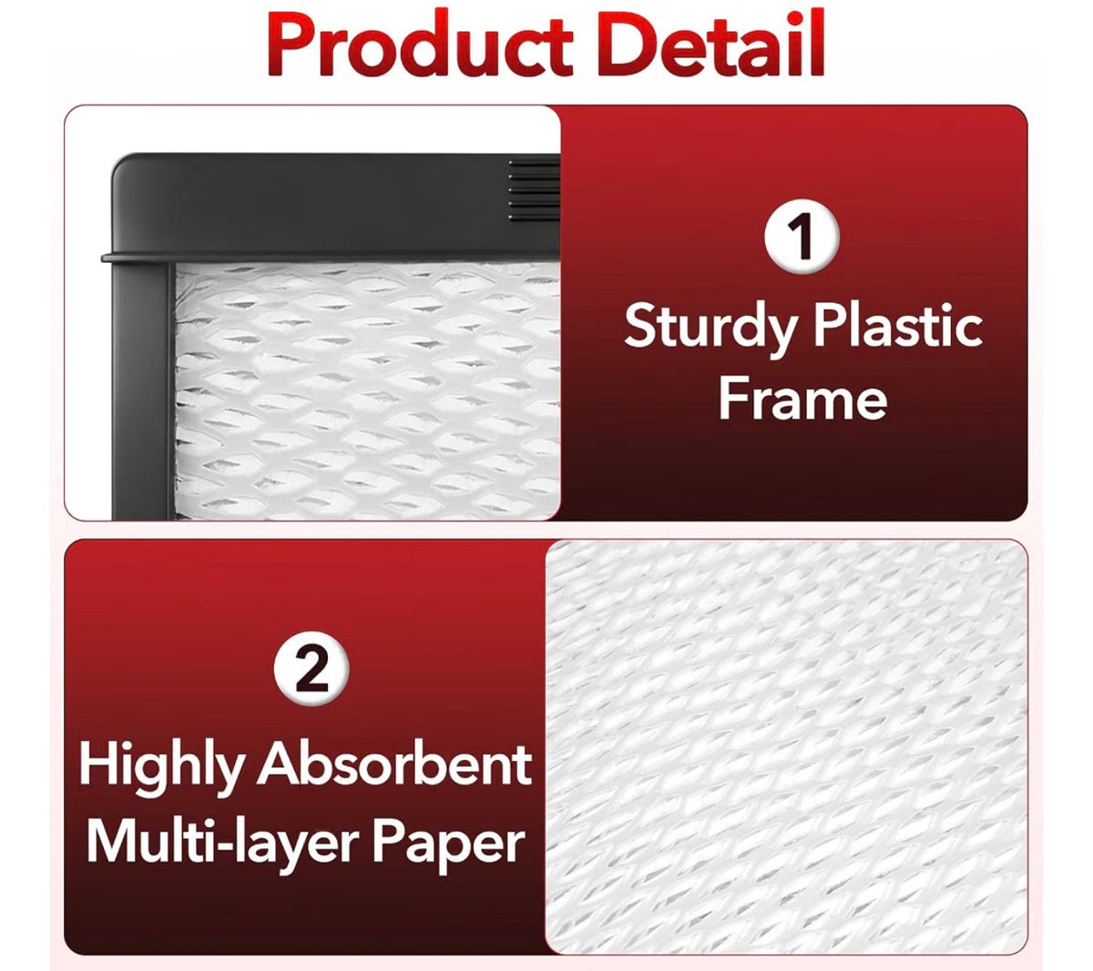 6 Pcs 1040 Humidifier Wick Filter Replacement
Compatible with AIRCARE Essick Air B40 B40-C,3D6 100 5D6 700 7D6 100, D46 720, CM330AWHT, CM330ABLK, CM330DWHT, CM330DBLK