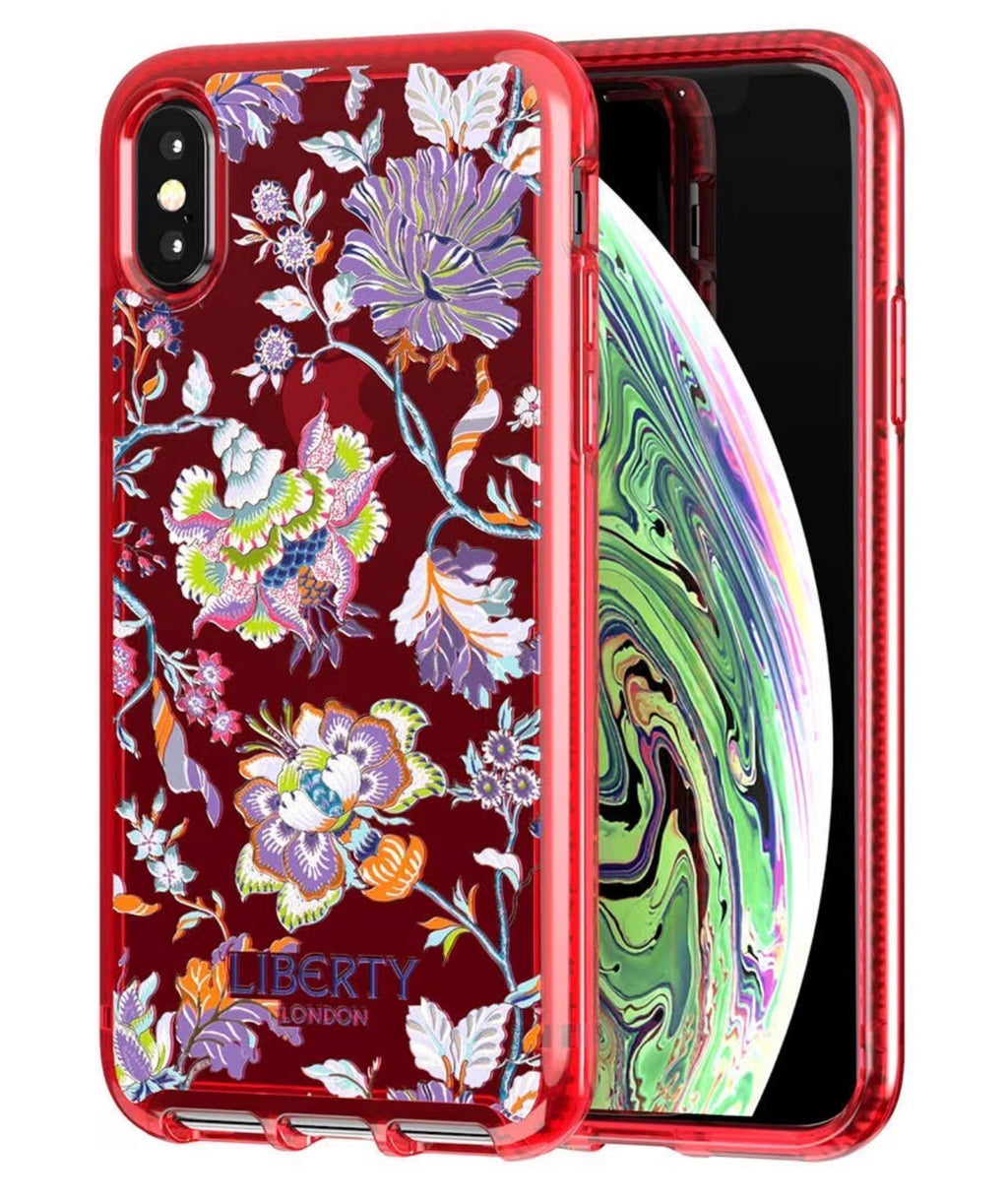 tech21 Pure Print Liberty London Christelle iPhone X/Xs Max - Red