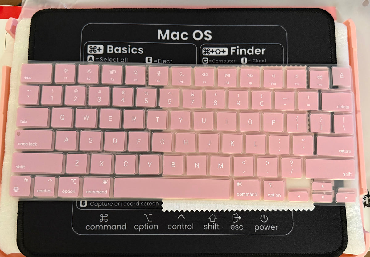 Case for MacBook Neo 13 inch with Stand, Keyboard Cover, Mouse Pad Anti-Scratching Protective Hard Cover, Foldable Ergonomic Stand, for Mac Book Neo 13 2026, A3404, A18 Pro Chip, Pink