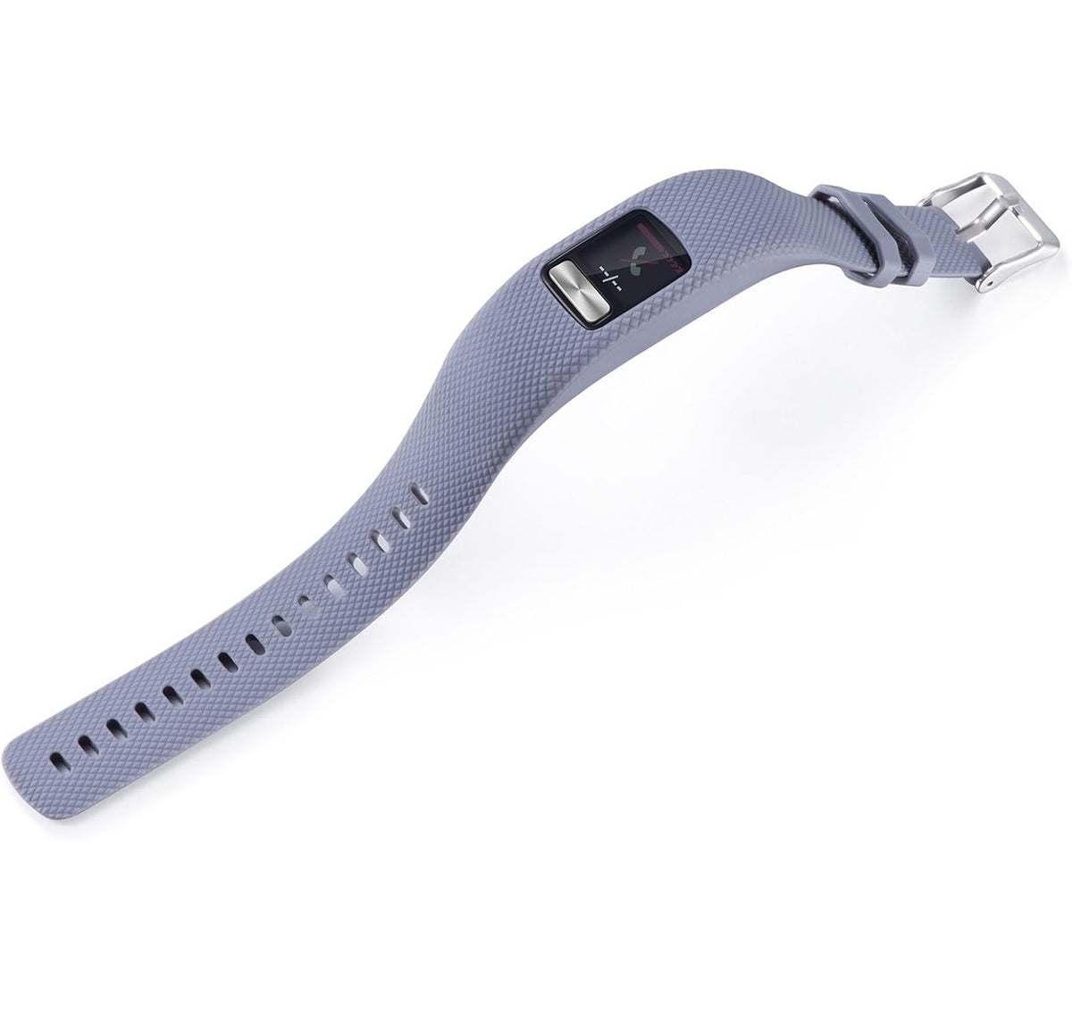 Vivofit 4 Bands Compatible with Garmin Vivofit 4 Watch Band Strap Bracelet Wristband for Men Women Replacement Accessory- Vivofit 4 Silicone Watchband with Metal Clasp Buckle Small Large