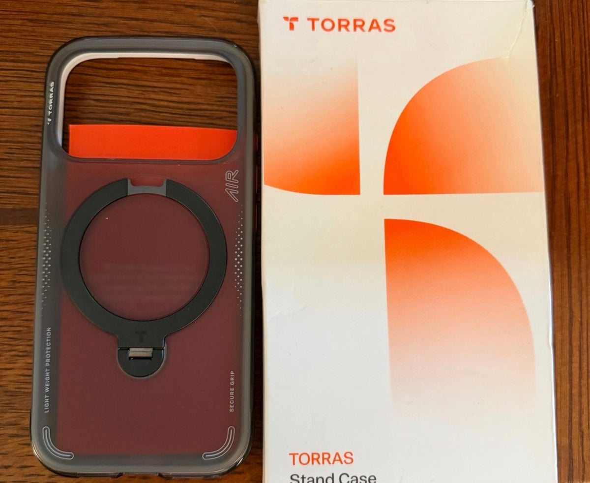 TORRAS - Ostand Q3 Air for iPhone 17 Pro Case 6.3'' with Stronger Magnetic Stand, Fit for Magsafe, Airbags Miltary Protection, Camera Control for iPhone 17 Pro Case, Shockproof & Stylish, Shadow Black