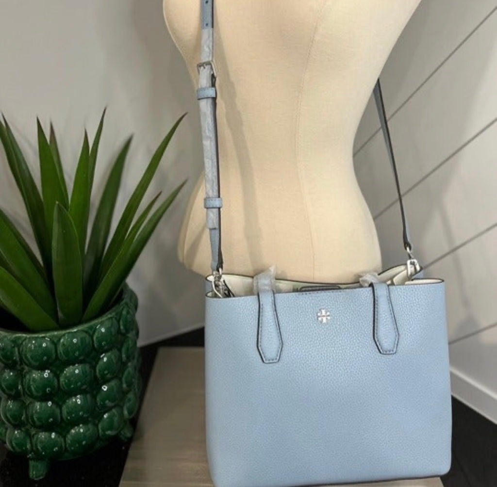 Tory Burch - Blake Small Tote - Pearl Sky / Meadow Mist
