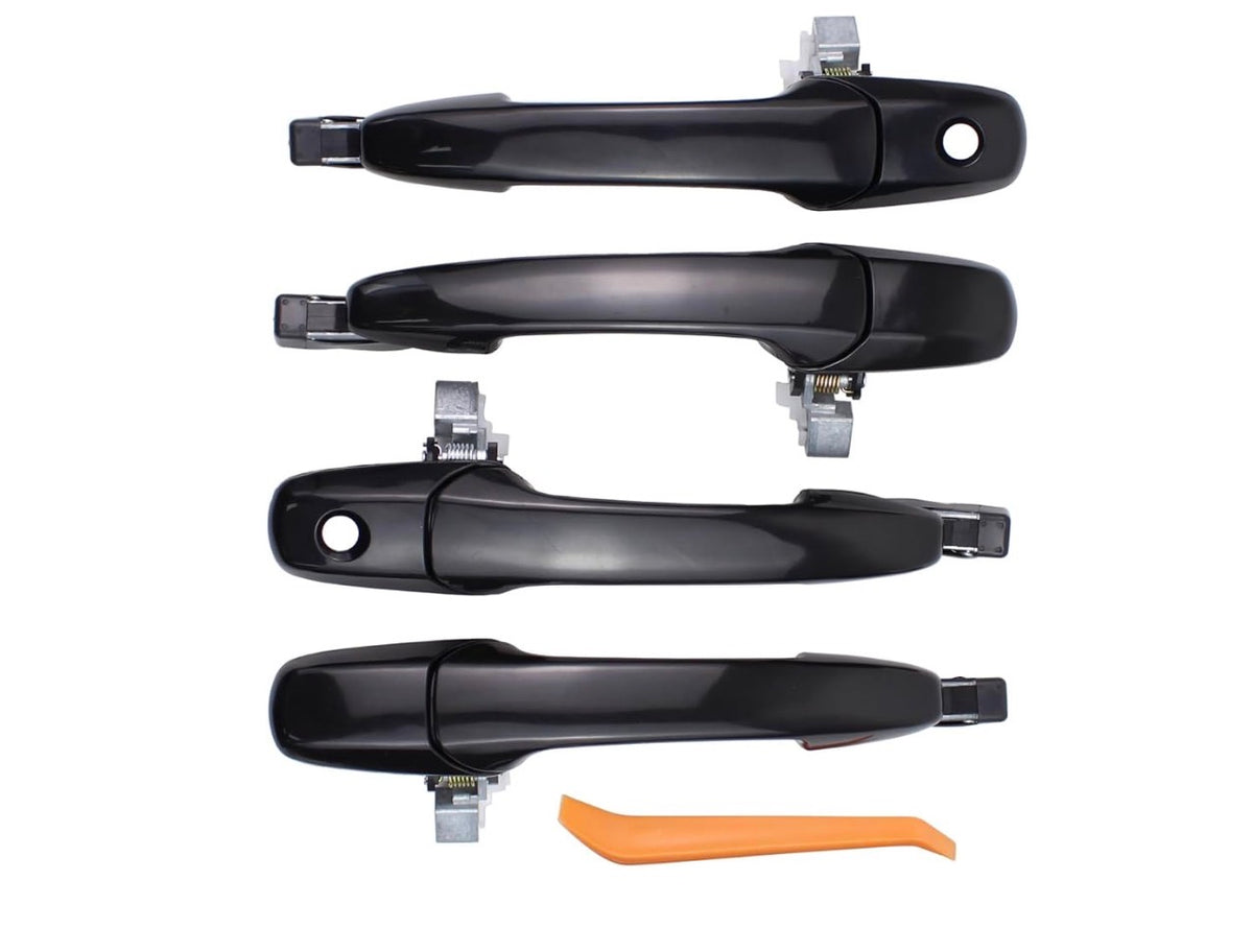 Primed Black Front Rear Left and Right Exterior Door Handles for Mazda 3 2004-2009 6 2003-2008 CX-7 2007-2012 CX-9 2007-2015 RX-8 2004-2008