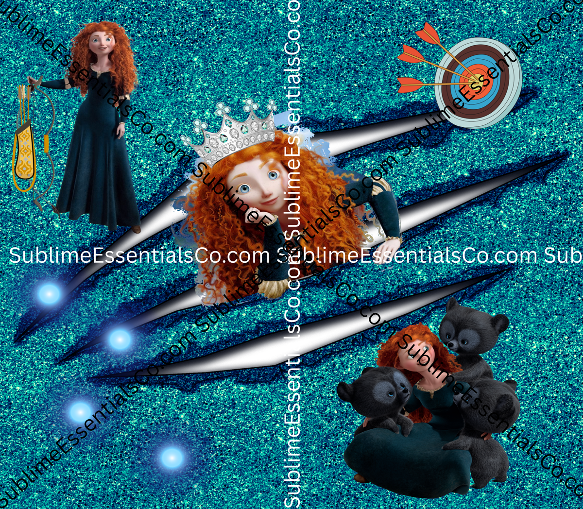 Brave & Merida "Glitter Bear Claw" Digital Download - PNG & JPEG Format