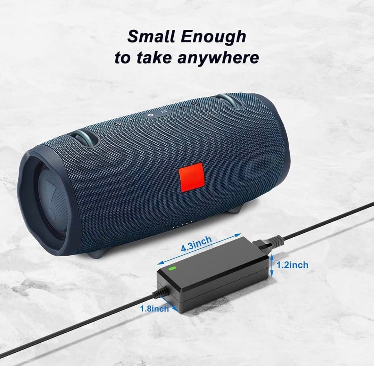 19V Replacment for JBL Xtreme 2 Charger Compatible with JBL Xtreme, Xtreme 2, Boombox 1/2, Extreme Portable Wireless Bluetooth Waterproof Speaker 8.8FT Replacment for JBL Speaker Power Cord