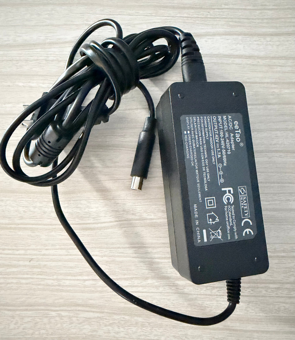 42V Charger for AovoPro M365 ES60 EW6 ES80 365 Go M1 Aovo Pro AP07
eeTao 42VDC Power Supply For 36V 10.5Ah 378Wh Battery M365Pro 365GO M1Pro Model YLT-42V0150