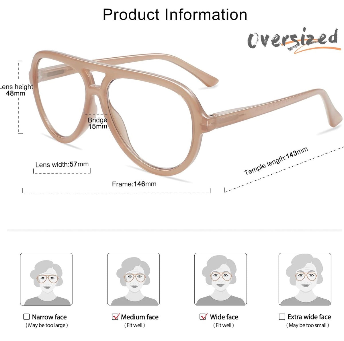 3 Pack, Retro Oversized Aviator Reading Glasses for Women Men,Classic Large Reader Blue Light Computer Frame AM6111, 2.5 x