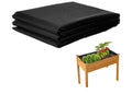 63 * 83 inch Raised Garden Bed Liner, Non Woven Fabric Liner for Large Veg Trough, Keeps Soil Contained and Water Drained
