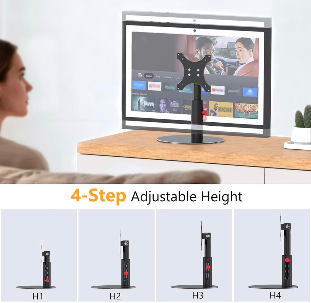 Laivli Form Factor Desk Tilt Stand Compatible Devices Show 15 (1st, 2nd Gen), Show 21 - Black Matte