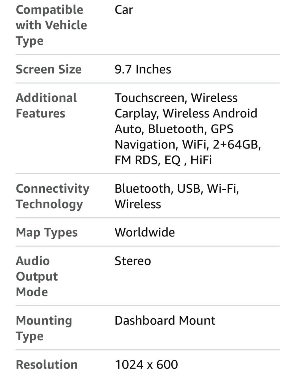 2GB+64GB Android Radio Compatible with 2015-2017 Chevrolet Cruze (LHD)