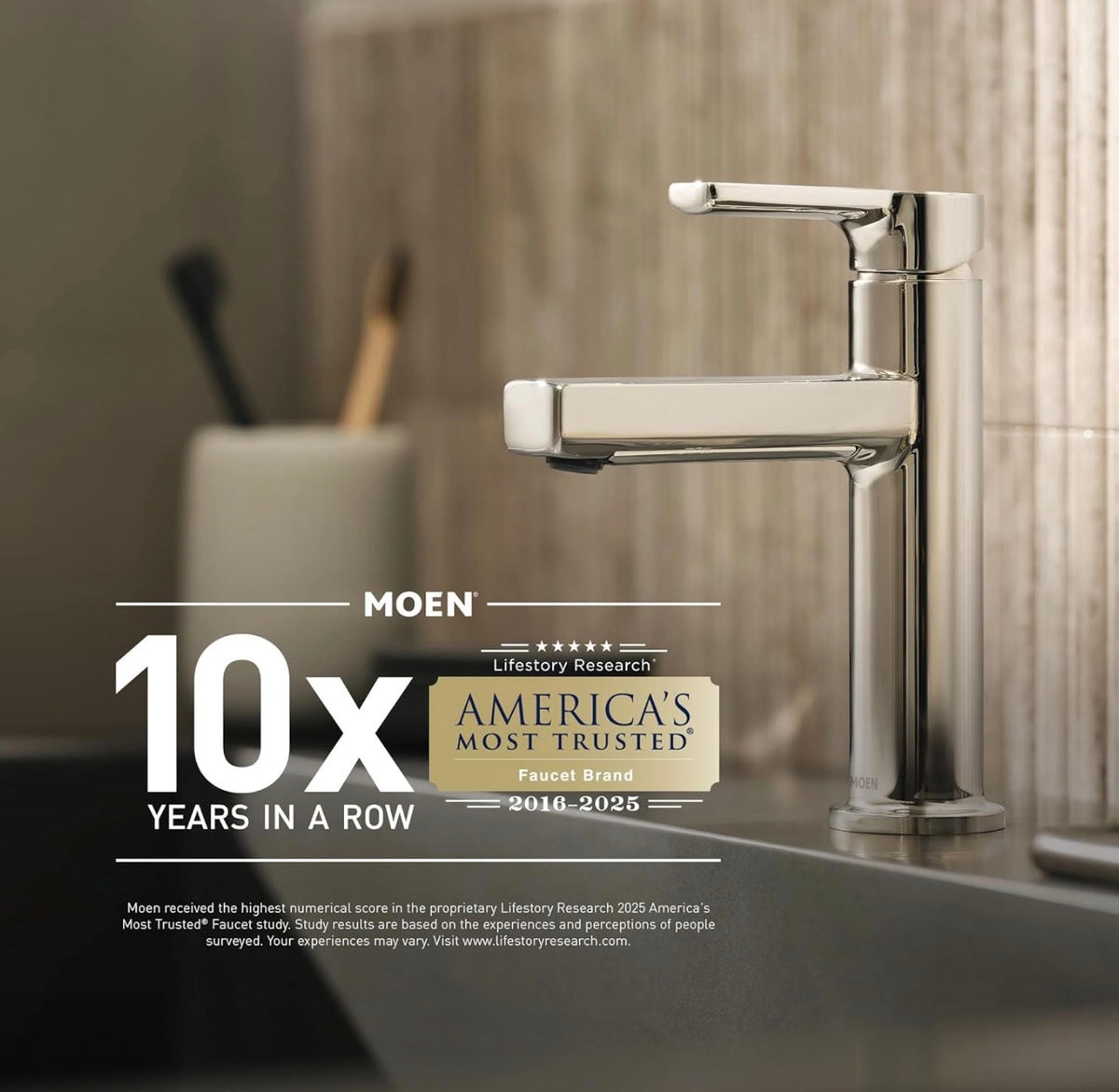 Moen 141002CSL Escutcheon Plate, Classic Stainless Finish, 3-hole sink coverage, stainless finish coordination, faucet base coverage, flexible install solution, easy deck mount