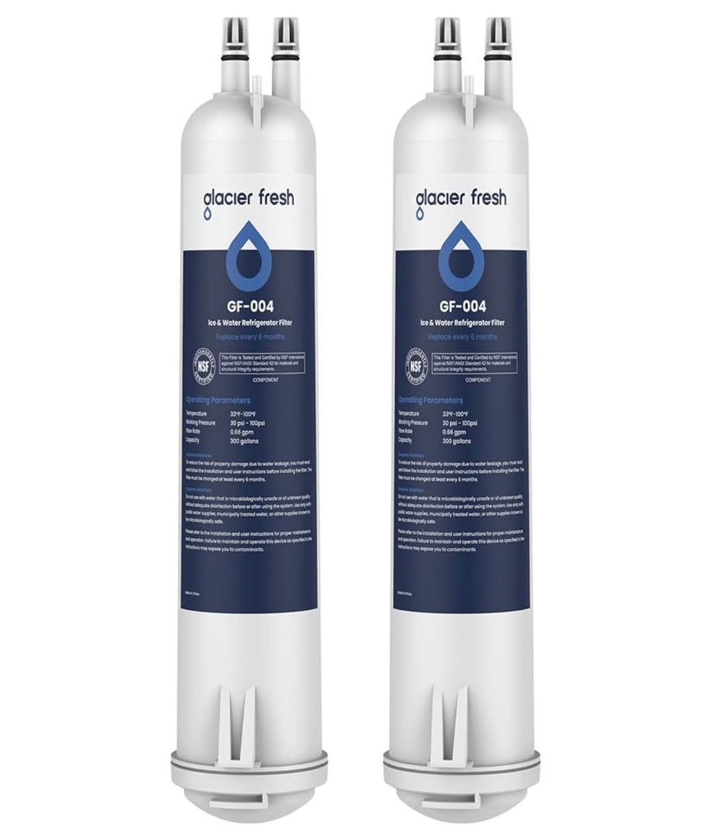 GLACIER FRESH - EDR3RXD1 Water Filter, Compatible With 4396841, 2 PACK