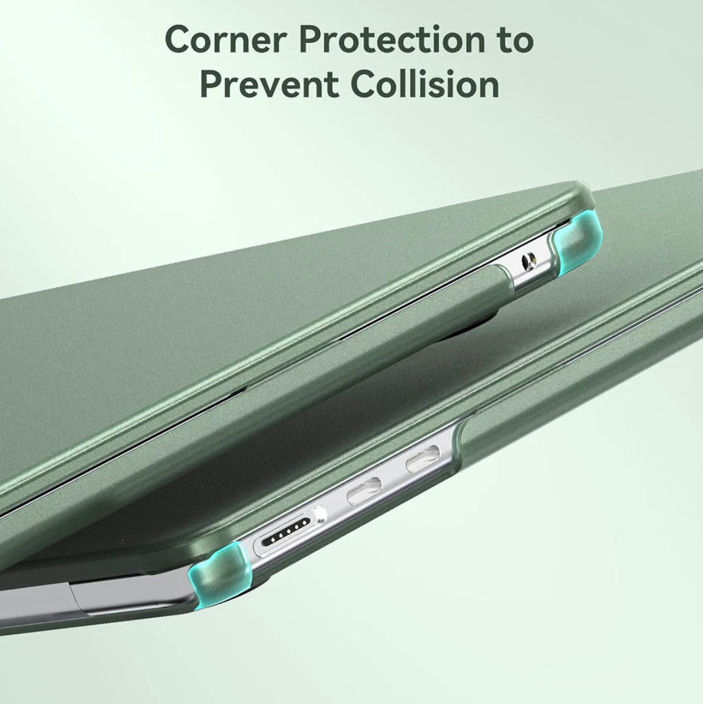 for MacBook Air 13 inch Case, M5 M4 M3 M2 2026-2022 Laptop Cover
A3449 A3240 A3113 A2681, 100% Match Official Color, Snap-On Design, Anti-Scratch, Air 13.6 Protective Hard Shell, Green