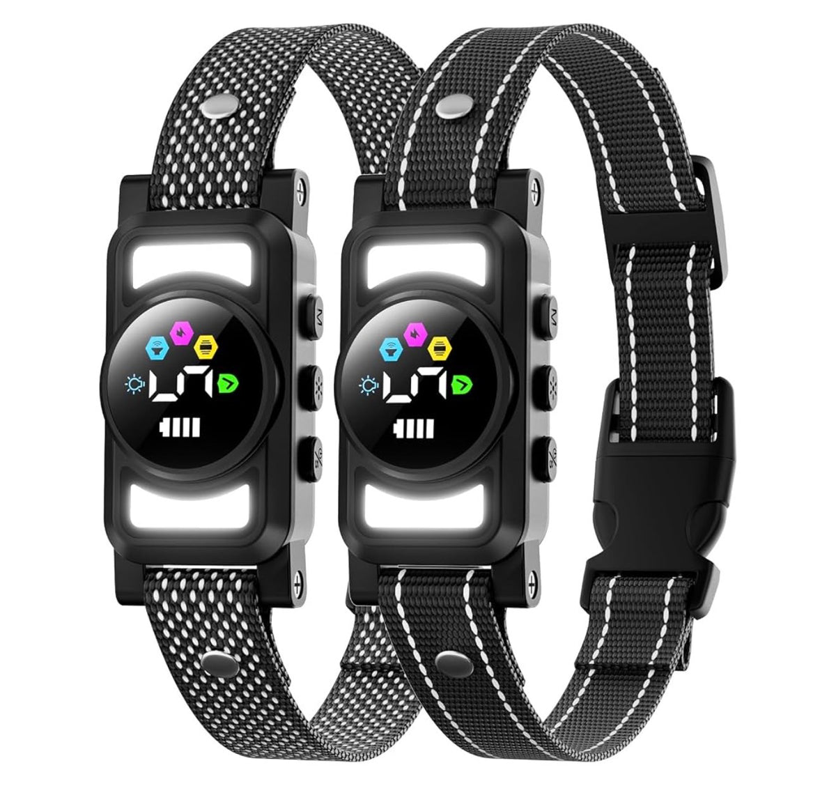 Dog Bark Collar for Large Medium Small Dogs, AI No-Bark Collar for Dogs Training Collar, Smart Barking Collar, Rechargeable Bark Collar