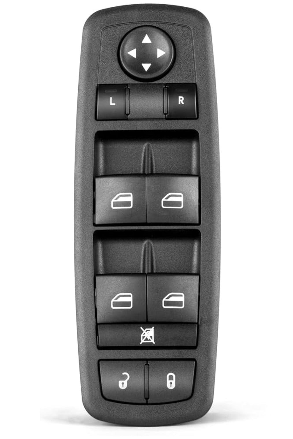 Power Window Switch Driver Side for 68039999AC, 68039999AA, 3+9 Pins, w/o Auto, 2008-2009 Dodge Grand Caravan Nitro Chrysle Town & Country Jp Liberty, 2009 Dodge Journey Master Front Left Button Control