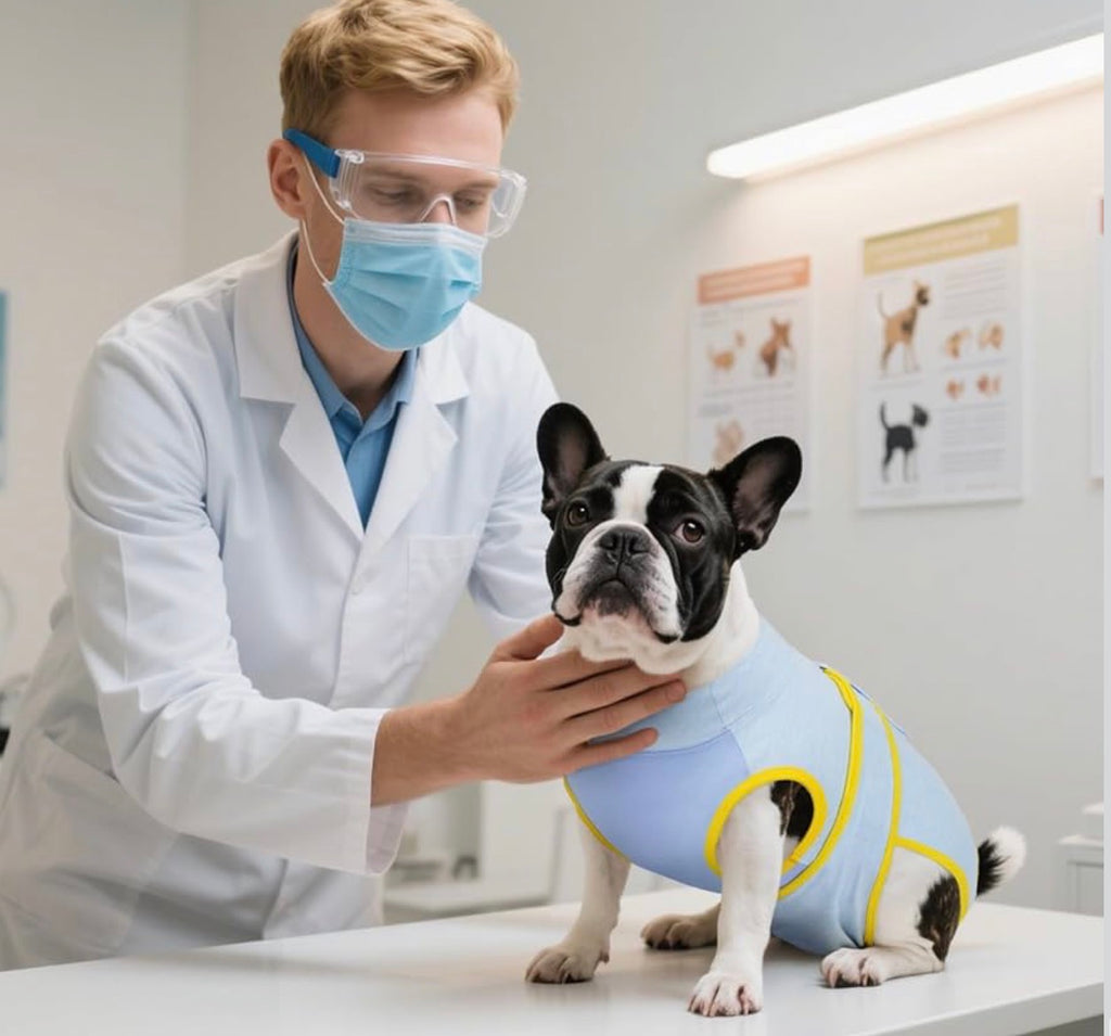 Kuoser Recovery Suit for Dogs Cats, Soft Dog Surgery Suit Female Male Spay
Professional Dog Onesie for Surgery, Substitute E-Collar & Cone, Prevent Licking Dog surgical suit Pet Neuter Suit