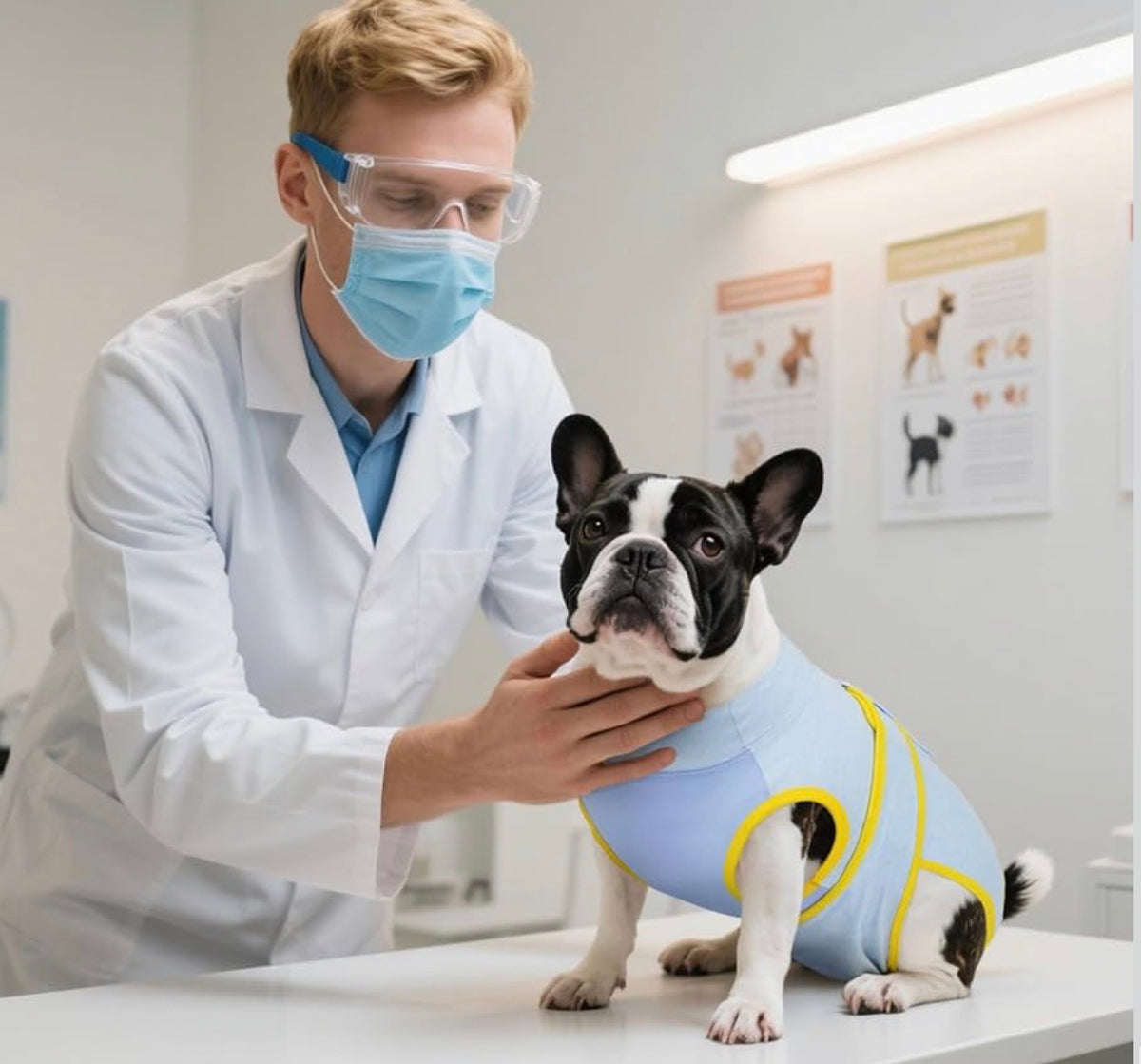 Kuoser Recovery Suit for Dogs Cats, Soft Dog Surgery Suit Female Male Spay
Professional Dog Onesie for Surgery, Substitute E-Collar & Cone, Prevent Licking Dog surgical suit Pet Neuter Suit