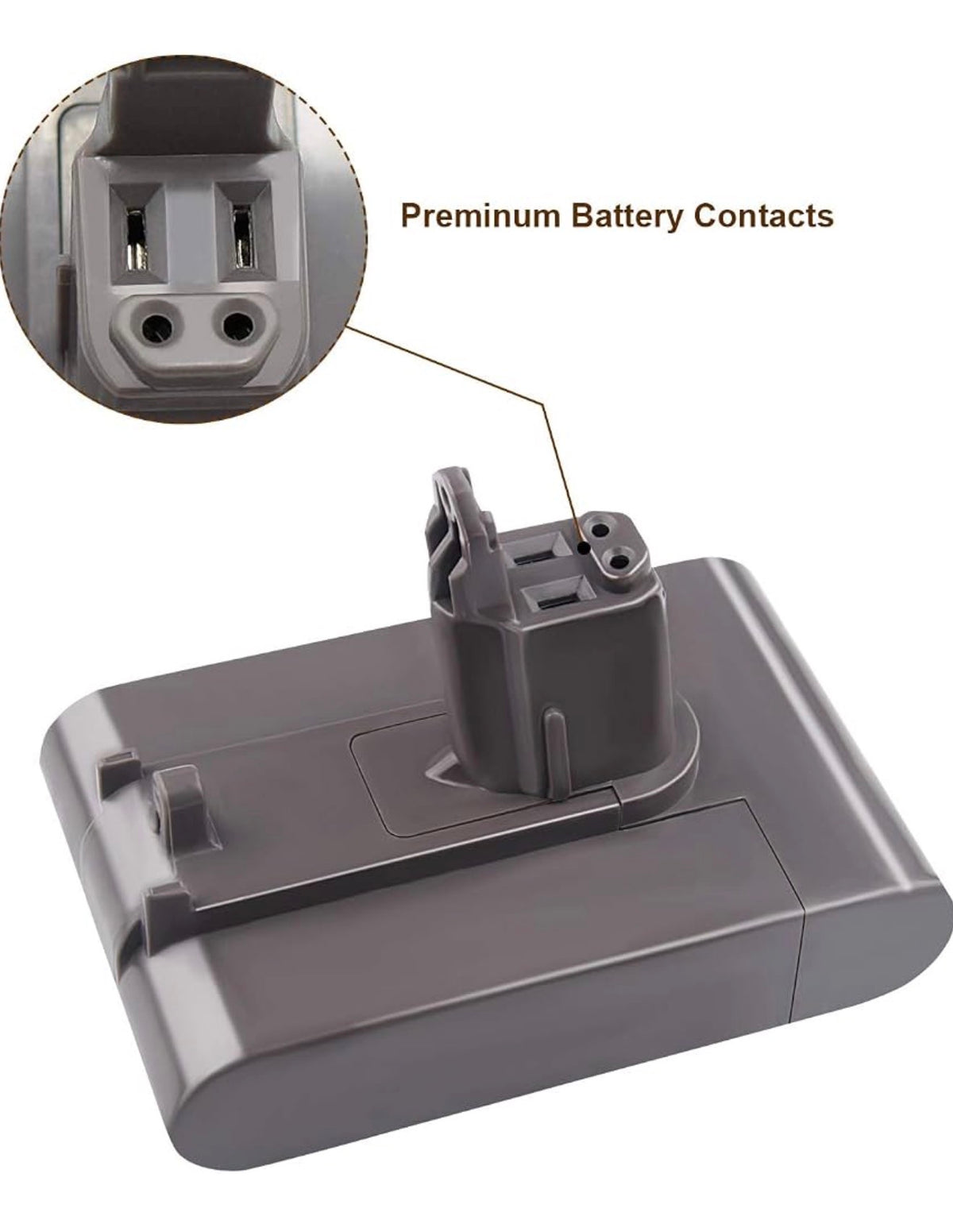 22.2V 4.0Ah Type B Battery Replacement for Dyson Type B DC44 Animal DC31 DC34 DC35 DC45 Vacuum Clearner (Only Fit for Type B)