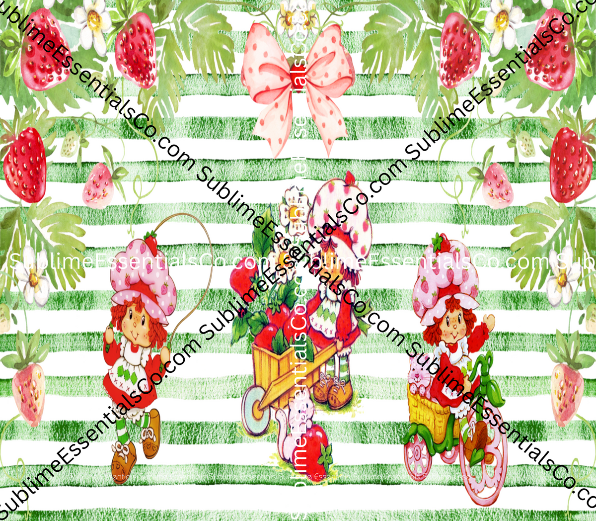Strawberry Shortcake "Patch" Digital Download - PNG & JPEG Formats