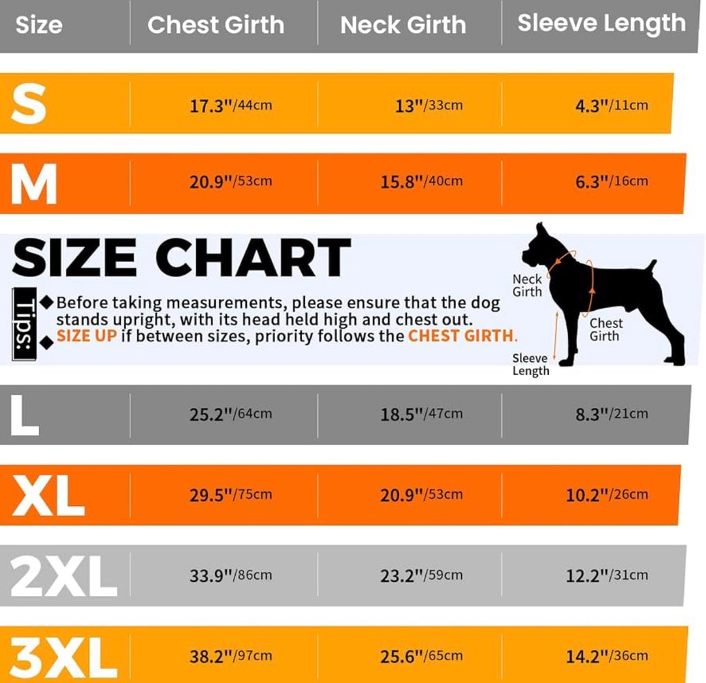 Lelepet Dog Recovery Sleeve, Dog Long Sleeve Shirt Stop Licking, Large,
Surgery Recovery Suit for Front Legs Shoulder Chest Wounds Skin Conditions Leg Sleeve for itching with Arms Elbow Protector