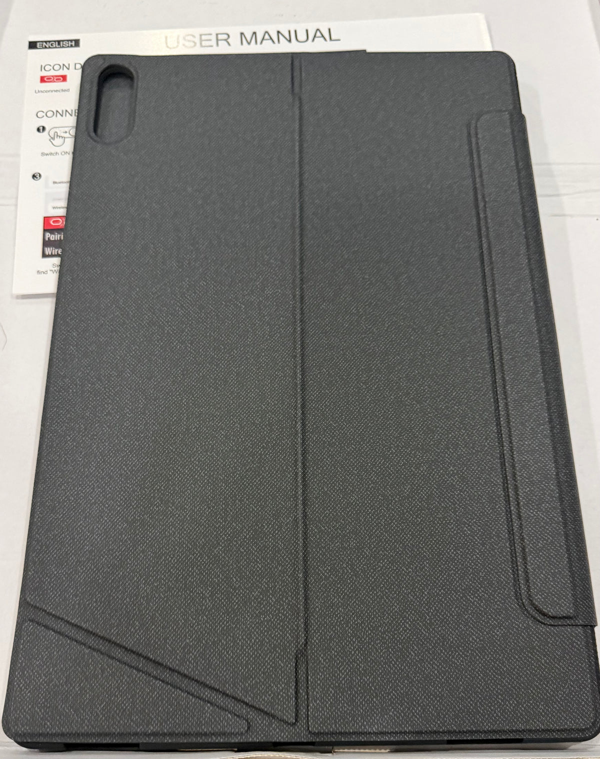 Keyboard Folio w/Status Screen for Samsung Galaxy Tab S11 Ultra 14.6 inch 2025, Tab S11 Ultra 14.6" Bluetooth Keyboard with Trackpad & Any-Angle Stand & Backlit, Tab S11 Ultra Keyboard