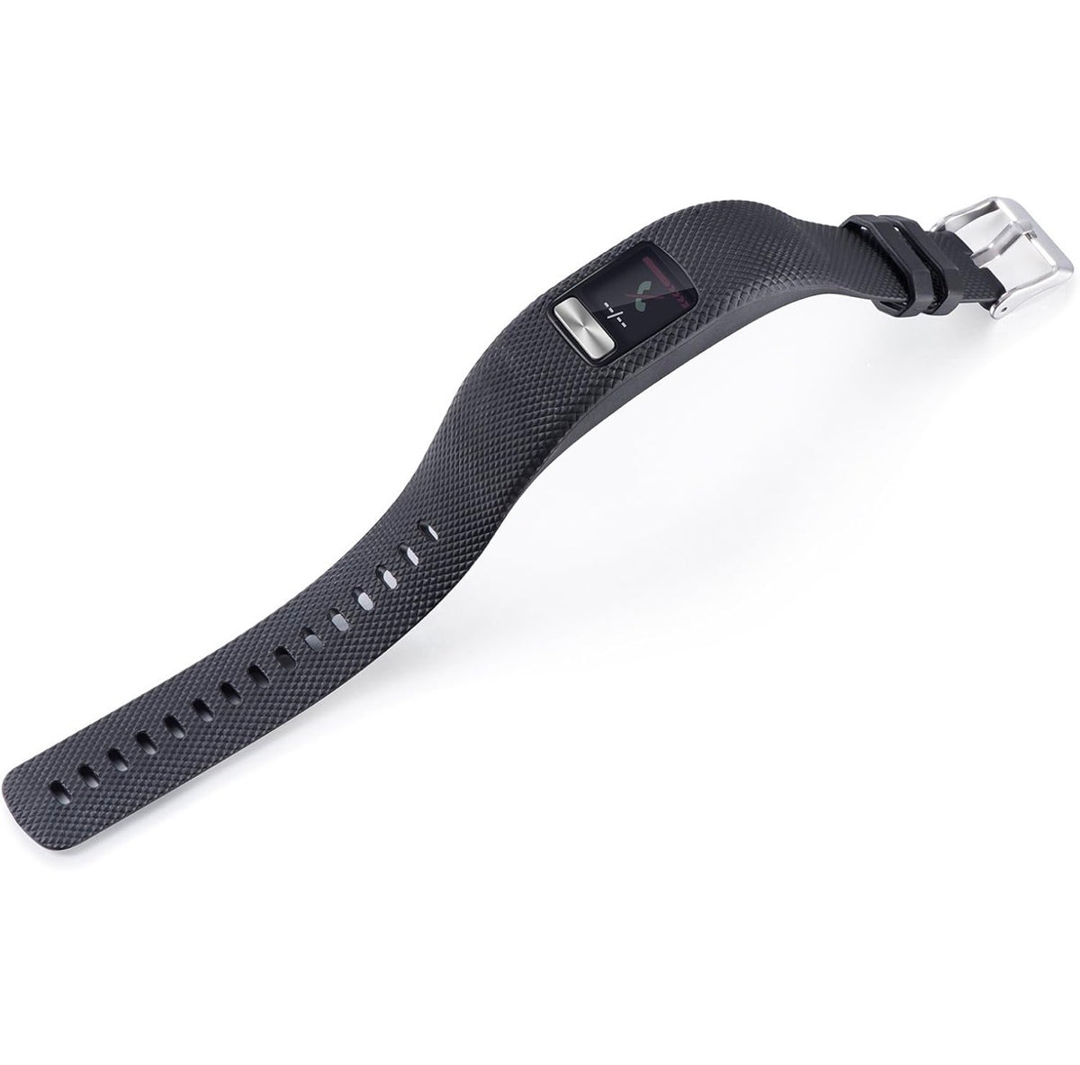 Vivofit 4 Bands Compatible with Garmin Vivofit 4 Watch Band Strap Bracelet Wristband for Men Women Replacement Accessory- Vivofit 4 Silicone Watchband with Metal Clasp Buckle Small Large