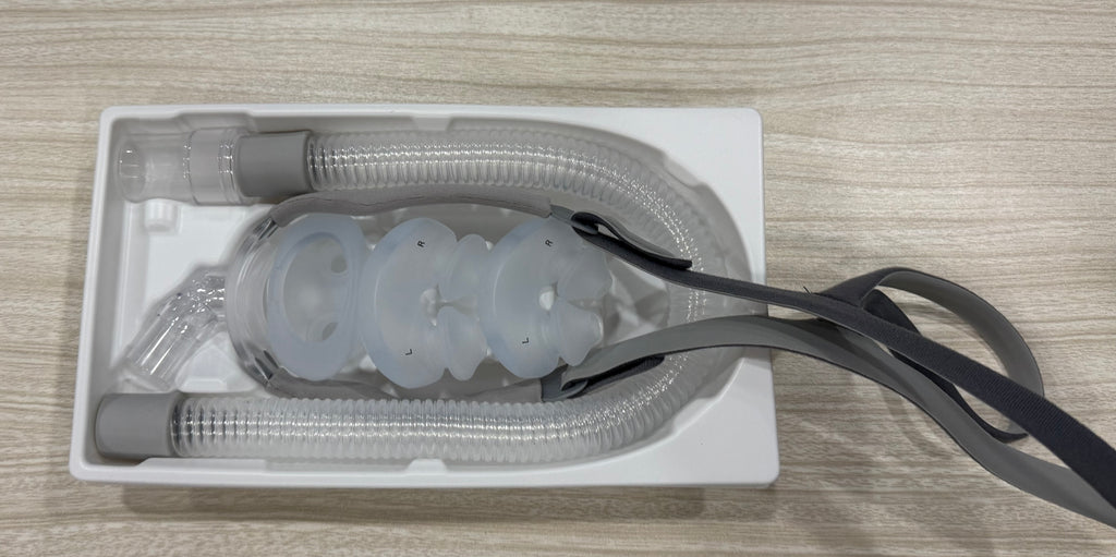 Nasal Pillow - Universal Nasal Mask Nose Pillows System Assembly
Includes Small Medium Large Nose Adapter Nasal Pillows Nose Pillow for AirSense 11 Supplies AirSense 10 Supplies