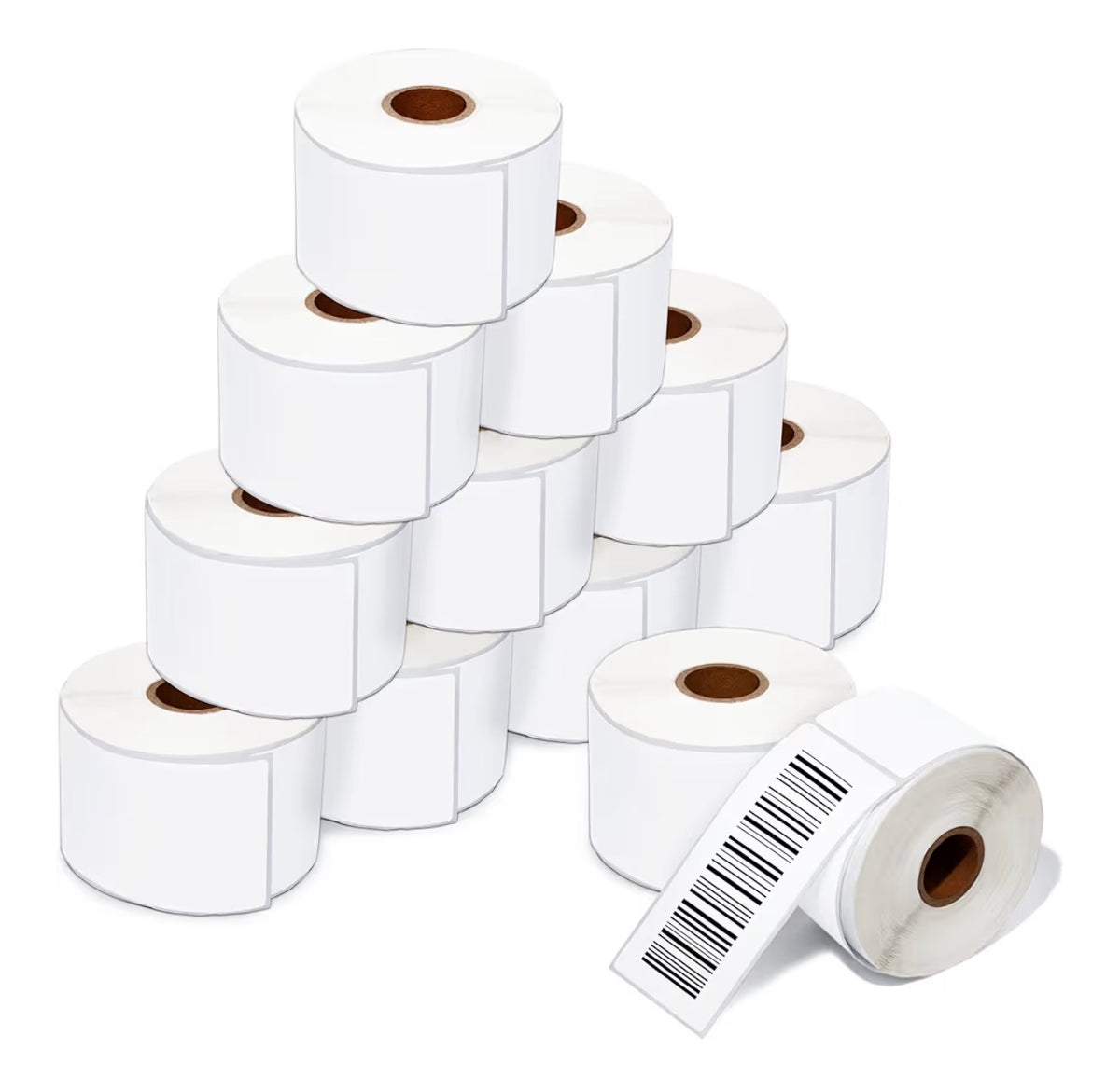 2” X 6" Direct Thermal Labels (3000 Count, 12 Rolls) Long Thermal Barcode Labels for Inventory - Compatible With Zebra and Rollo Printers - Aegis Adhesives