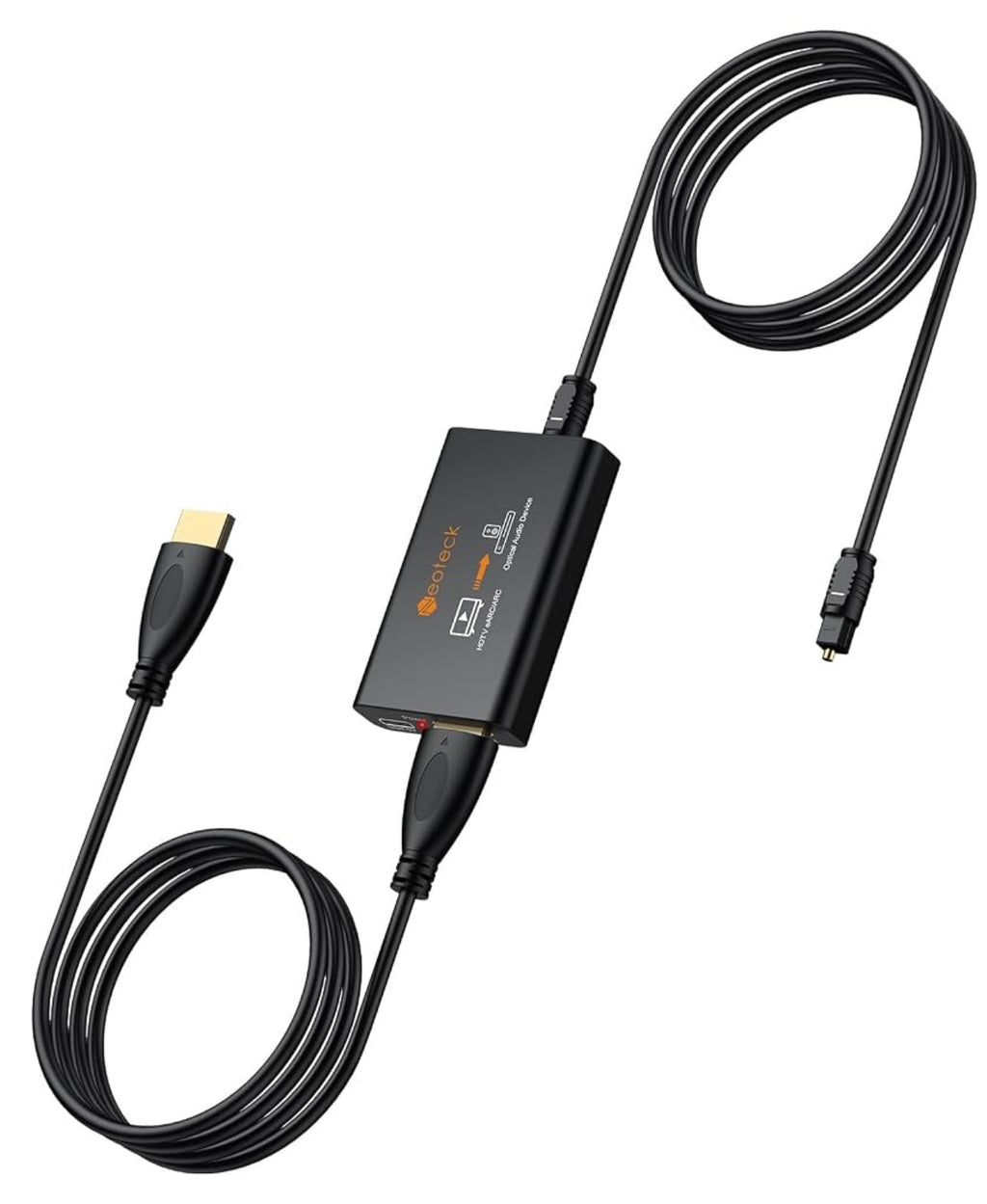 Neoteck ARC/eARC Audio Extractor, HDMI ARC Audio to Optical Extractor
with Supports PCM 2.0, Dolby 5.1, DTS 5.1, 24bit/192kHz, Plug and Play, Suitable for TV, Home Cinema & Legacy Audio Systems