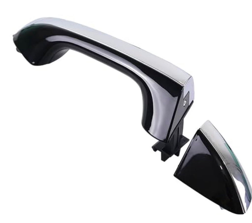 Rear Right Exterior Door Handle Chrome with Black Painted Compatible with Kia Optima 2016-2019
