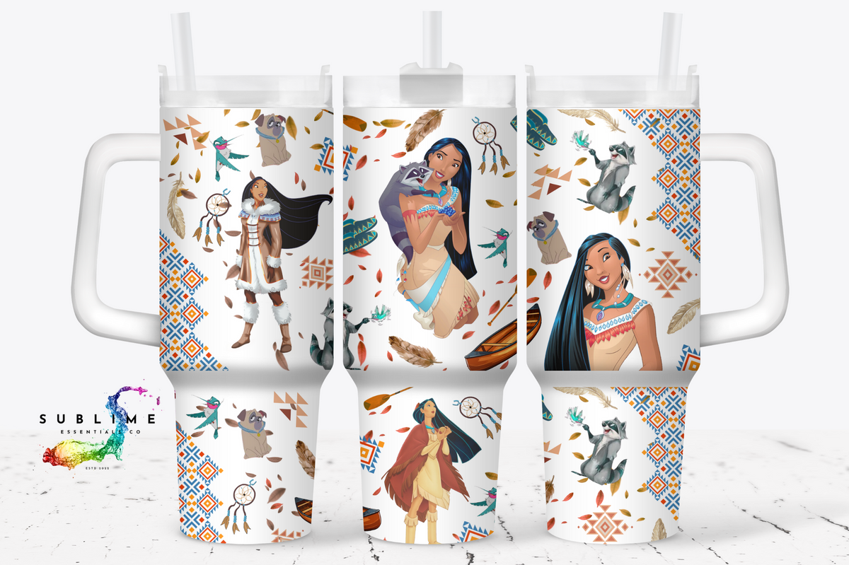 Pocahontas "Powhatan Woman" Digital Download - PNG & JPEG Format