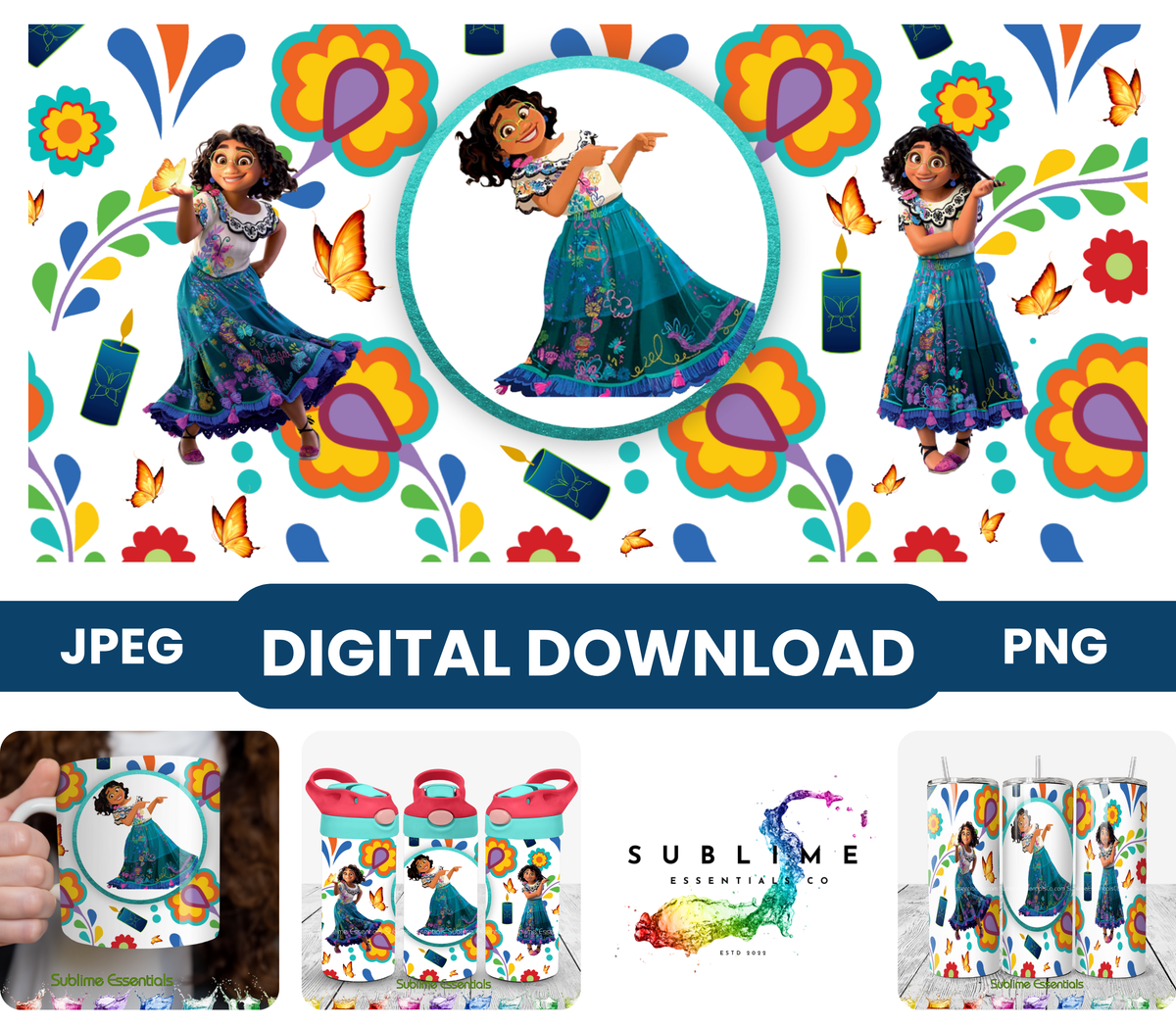 Encanto "The Many Faces" Digital Download - PNG & JPEG Format