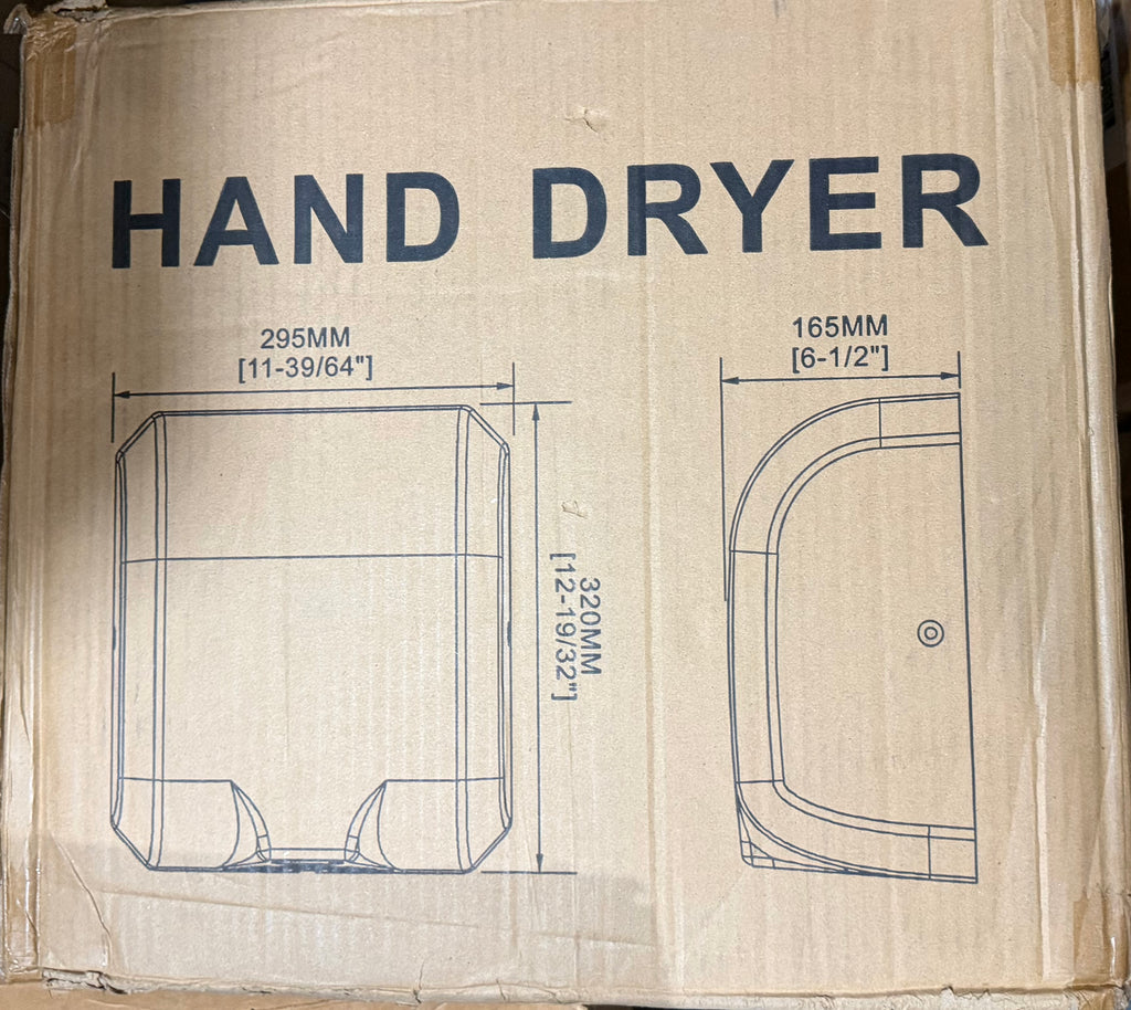 Goetland - Pack Of 2 - Commercial Hand Dryer 1800w Stainless Steel Automatic High