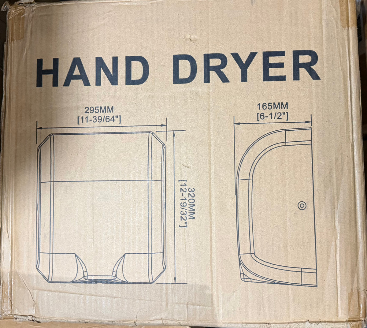 Goetland - Pack Of 2 - Commercial Hand Dryer 1800w Stainless Steel Automatic High