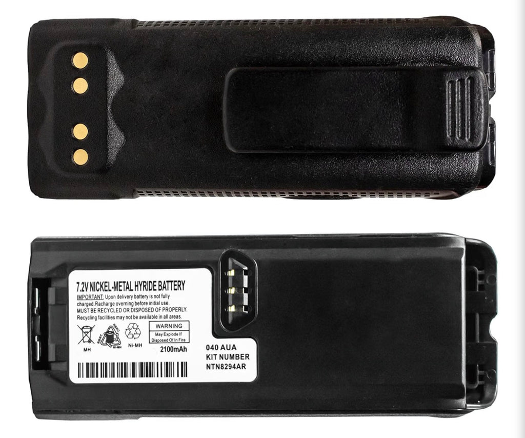 NTN8923AR NTN8294AR NTN8294 2100mAh Ni-MH 7.2V Battery, Compatible with Motorola XTS3000 XTS3500 XTS4250 XTS5000 XTS4250 RNN4006 MTP-200 MTP-300 with Belt Clip