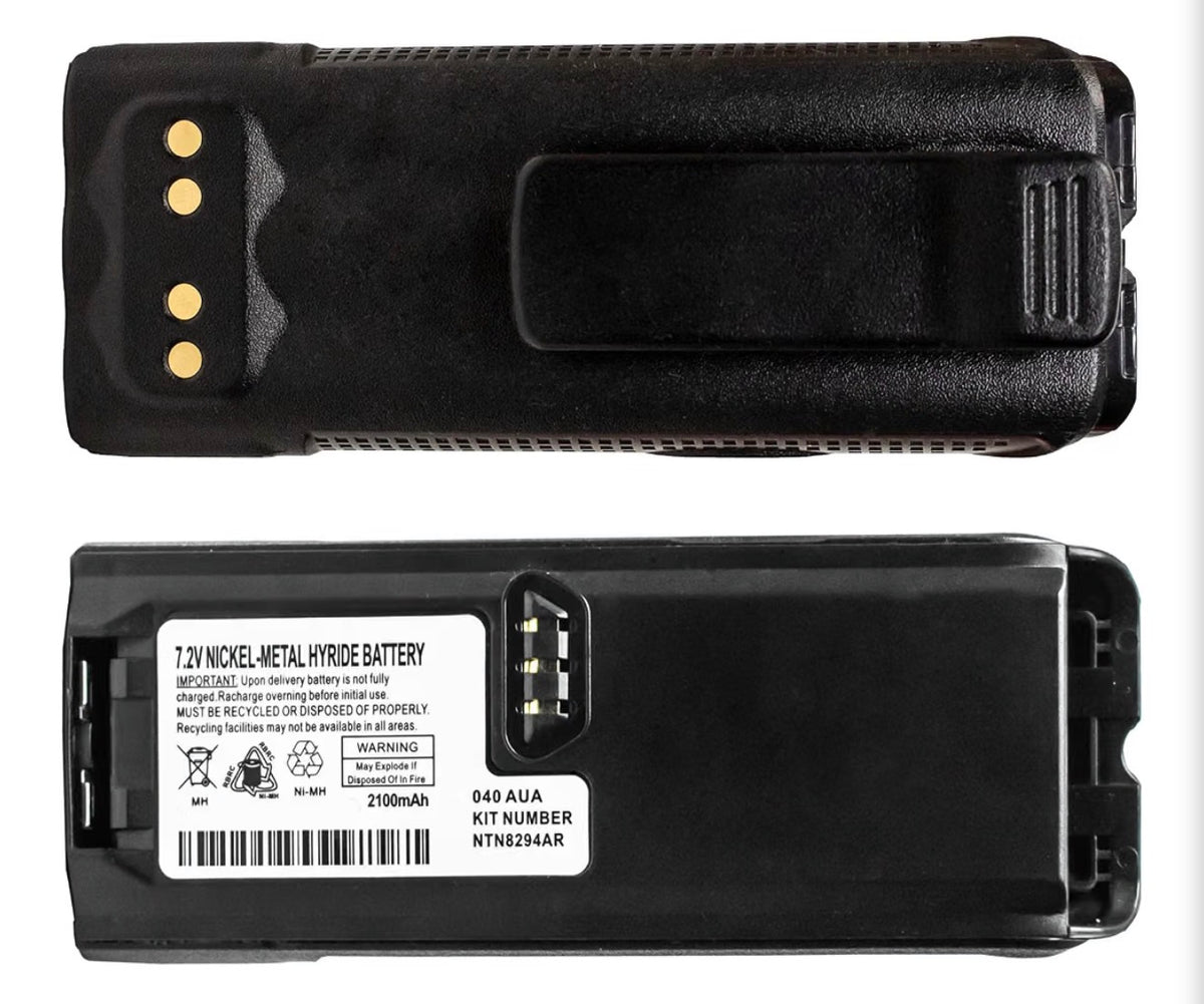 NTN8923AR NTN8294AR NTN8294 2100mAh Ni-MH 7.2V Battery, Compatible with Motorola XTS3000 XTS3500 XTS4250 XTS5000 XTS4250 RNN4006 MTP-200 MTP-300 with Belt Clip