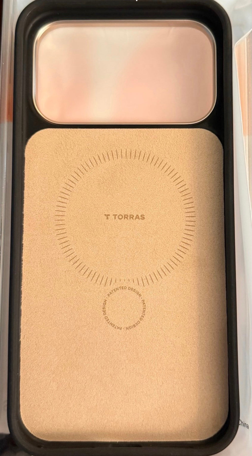 TORRAS - Q3 VegSkin for iPhone 17 Pro Max Case Leather, 360 Spin Magnetic Stand, Fit for MagSafe, Camera Control, Shockproof Premium Organic Silicone Leather Case for iPhone 17 Pro Max, Burnt Orange