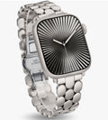 Stainless Steel Bracelet Compatible with Apple Watch Band 38/40/41/42mm Designer Elegant Metal Women Replacement Bracelet for iWatch Series 10/11