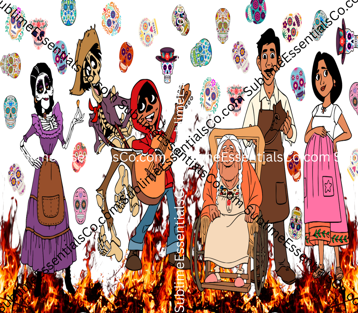 Coco "Day of the Dead" Digital Download - PNG & JPEG Format