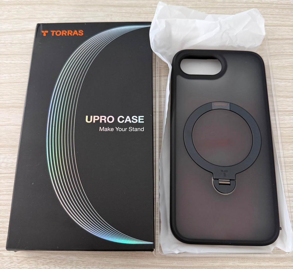 360 Spin for iPhone 17e Case & iPhone 16e case with Stand, Fit for MagSafe, 4X Military-Grade Protective, Stand Phone Case for iPhone 17e Case, Ring Holder Slim Cover, Matte Black 6.1''