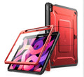 for iPad 11th Gen A16 11" 2025 Case with Screen Protector, Red, Built-in Stand & Pencil Holder, Military-Grade Protection, Protective Cover for iPad 10th Gen 10.9" 2022, Unicorn Beetle Pro