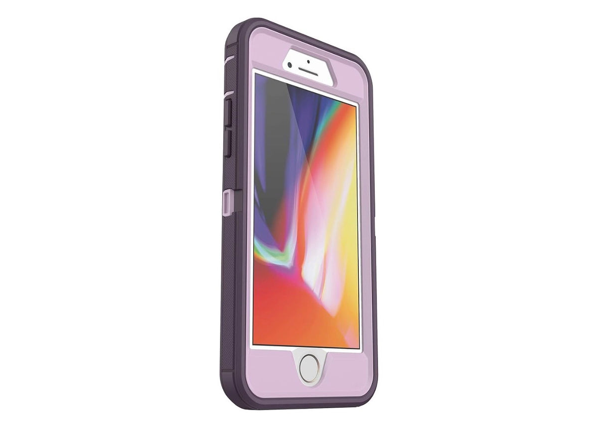 OtterBox Defender Series Case iPhone SE 3rd Gen (2022), iPhone SE 2nd Gen (2020), iPhone 8/7 (NOT Plus) Case Only - Non-Retail Packaging - Purple Nebula