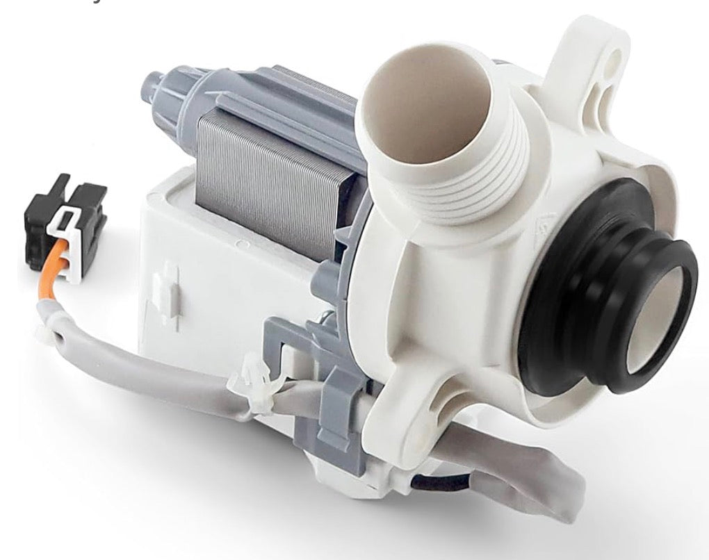 WH23X28418, 290d1201g003, 290d1201g001 Washer Drain Pump & Motor Assembly Replacement Compatible with G-E Hot-point Washers, Replace WH23X24178 WH23X27574 B40-3A01 B30-3A02 By Fetechmate