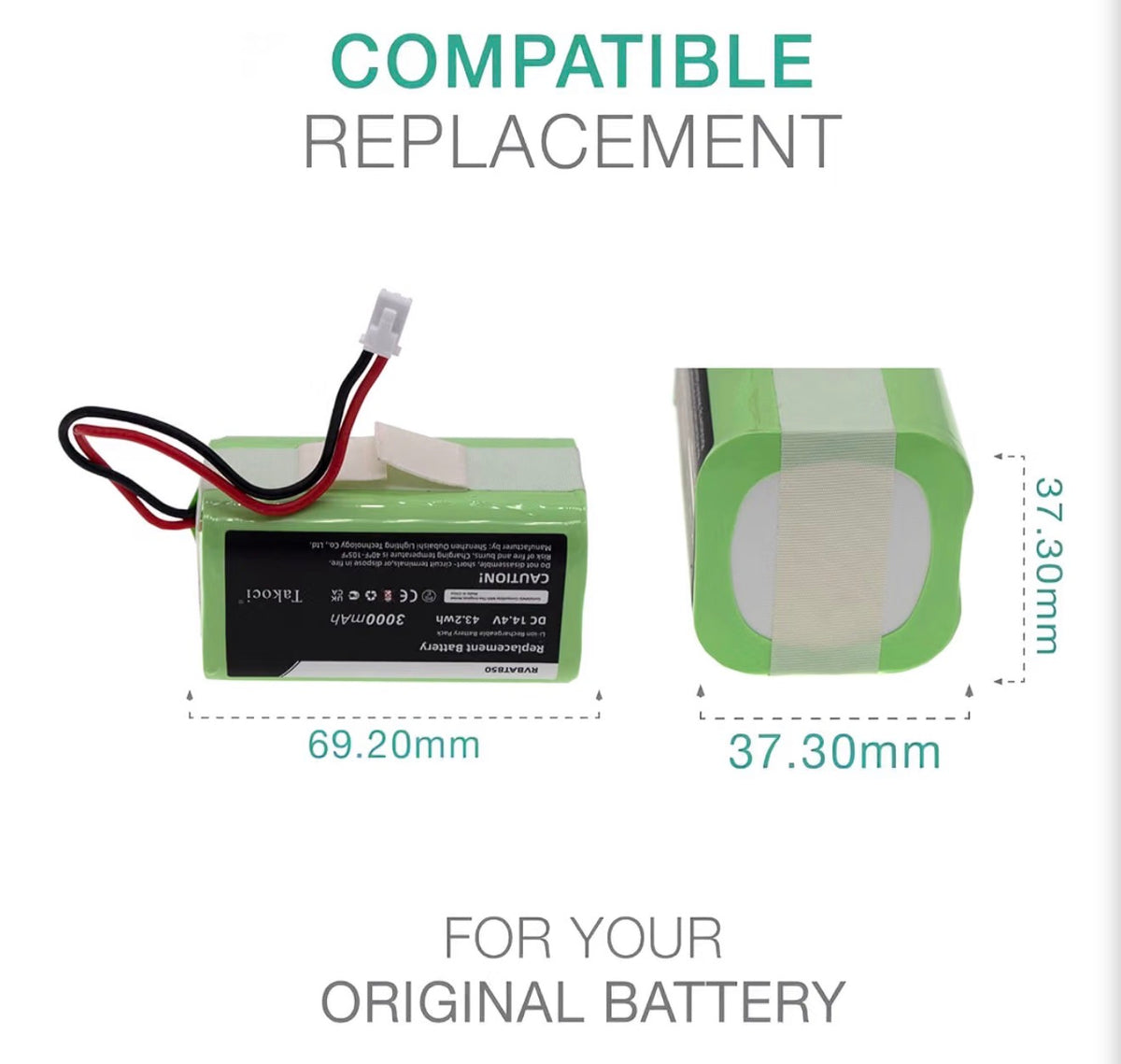 Shark RVBAT850 RVBAT850A RVBAT700-N Battery Replacement for Shark RV1001AE RV1000S RV761RV700_N RV720_N RV725_N RV750_N RV850BRN RV850C Vacuum Cleaner Battery 3000mAh